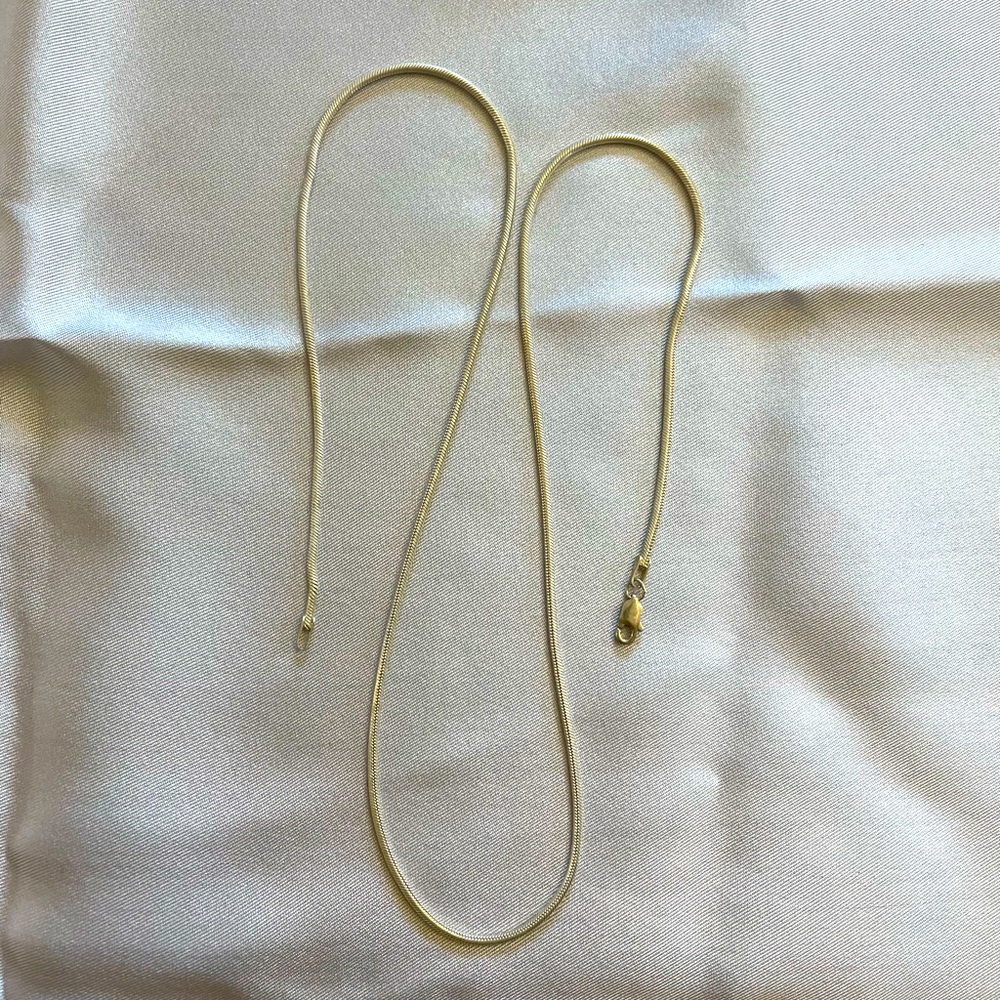 20” sterling silver chain